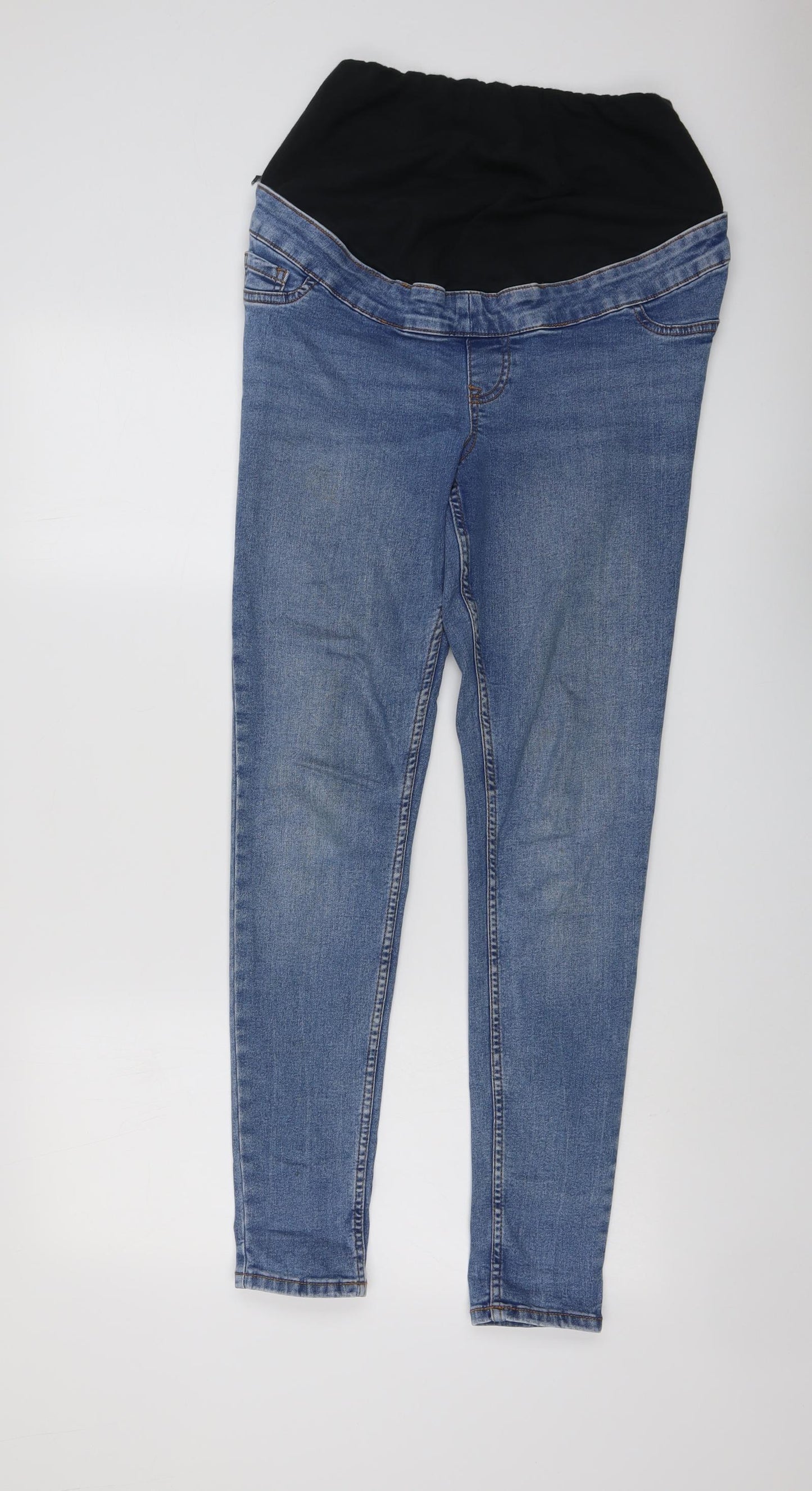 New Look Womens Blue Cotton Jegging Jeans Size 10 L29 in Regular