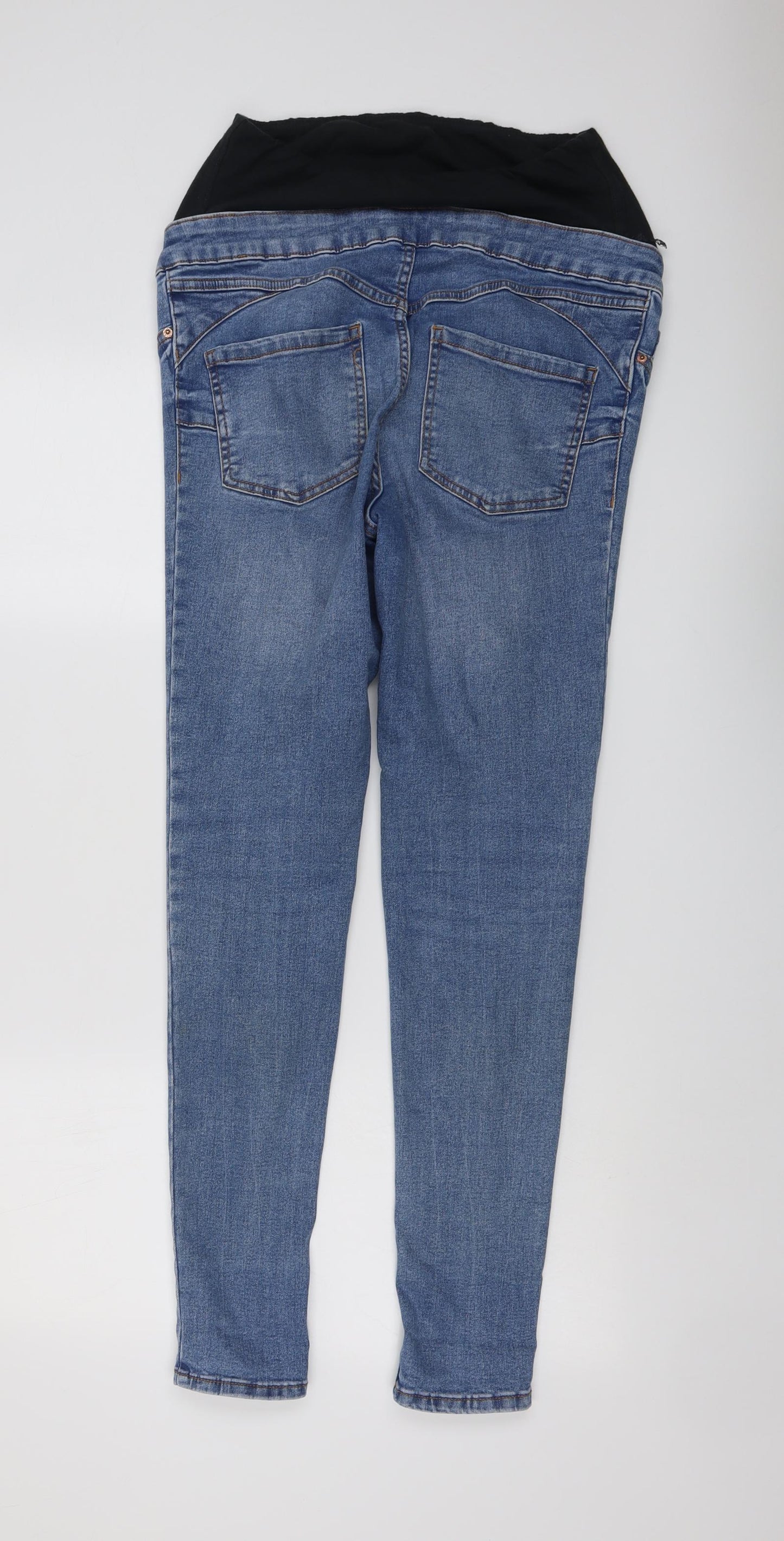 New Look Womens Blue Cotton Jegging Jeans Size 10 L29 in Regular