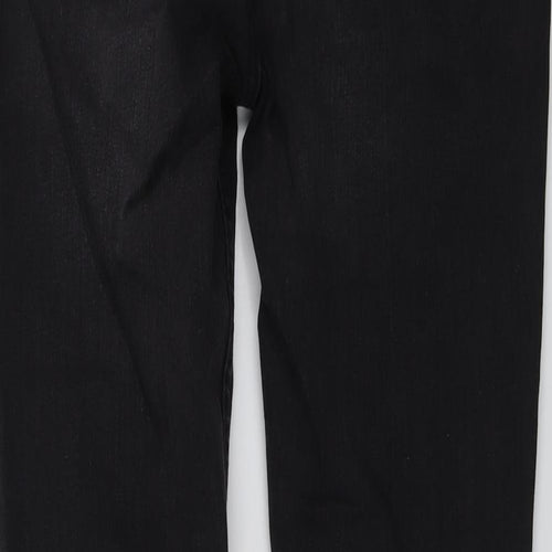 Hera Mens Black Cotton Skinny Jeans Size 32 in L31 in Regular Button