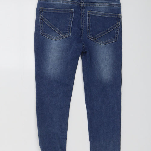 NEXT Boys Blue Cotton Skinny Jeans Size 4 Years Regular