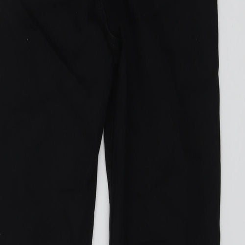 Topshop Womens Black Cotton Skinny Jeans Size 26 in L27 in Regular Button