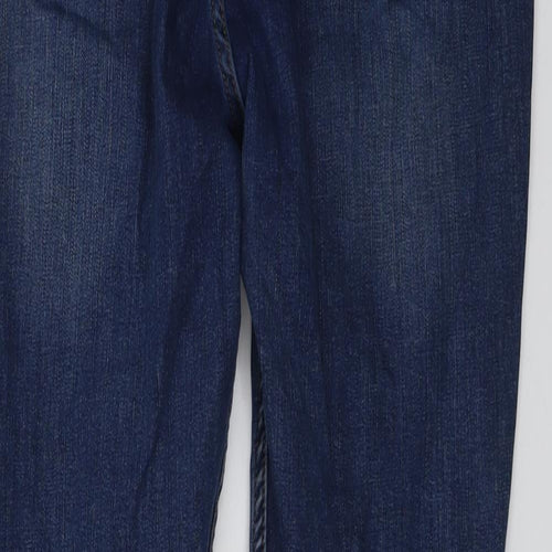 Hera Mens Blue Cotton Skinny Jeans Size 34 in L31 in Regular Button
