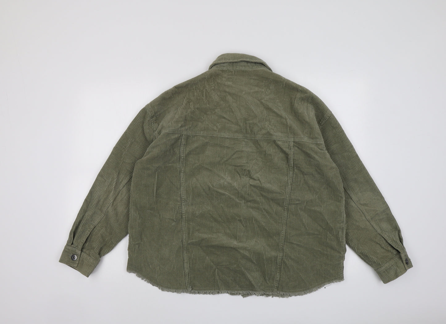 Zara Womens Green Jacket Size S Button