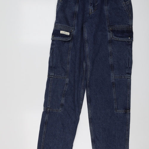 BDG Womens Blue Cotton Mom Jeans Size 26 in L34 in Regular Snap