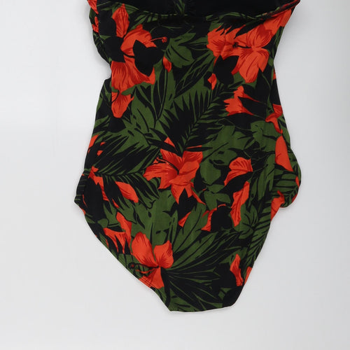 Marks and Spencer Womens Multicoloured Floral Polyester One Piece Size 16