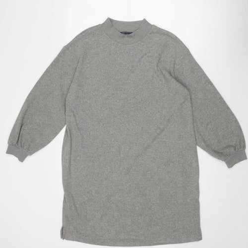 Marks and Spencer Womens Grey Polyester Pullover Sweatshirt Size 14 Pullover