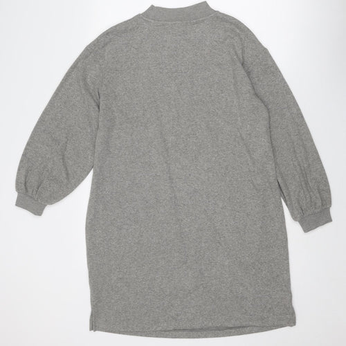 Marks and Spencer Womens Grey Polyester Pullover Sweatshirt Size 14 Pullover