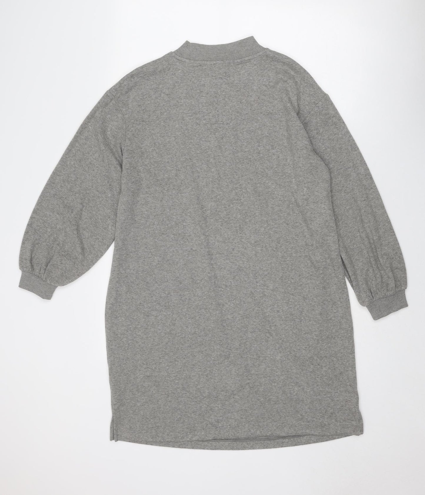 Marks and Spencer Womens Grey Polyester Pullover Sweatshirt Size 14 Pullover