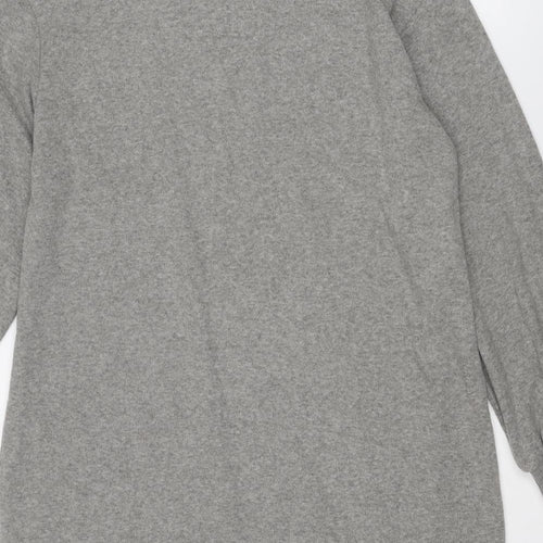 Marks and Spencer Womens Grey Polyester Pullover Sweatshirt Size 14 Pullover
