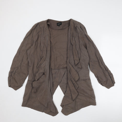 Spirit Womens Brown Jacket Size 20