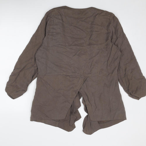 Spirit Womens Brown Jacket Size 20