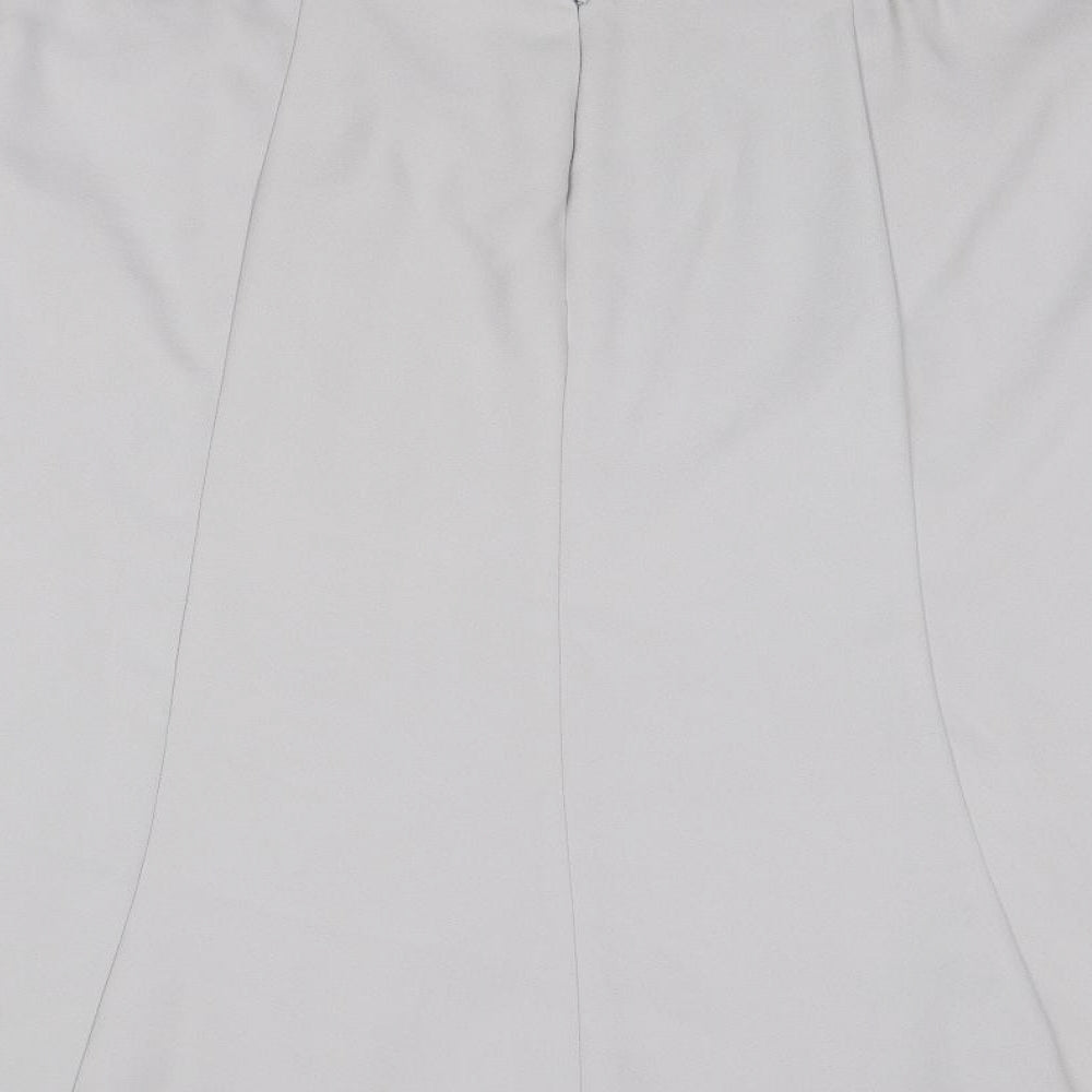 Eastex Womens Grey Polyester Swing Skirt Size 20 Zip