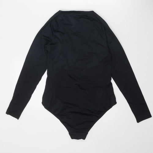 GOODMOVE Womens Black Polyester One Piece Size 14