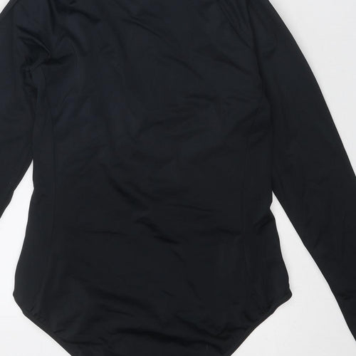GOODMOVE Womens Black Polyester One Piece Size 14