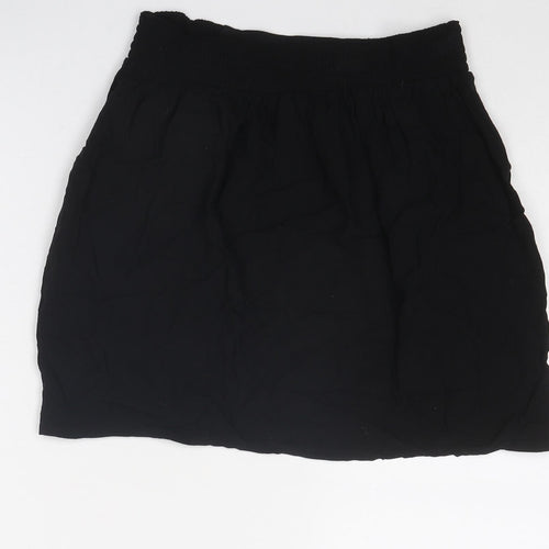 Divided by H&M Womens Black Viscose A-Line Skirt Size 10