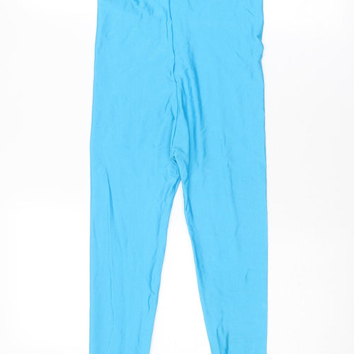 St Michael Womens Blue Nylon Unitard One-Piece Size 10 Pullover