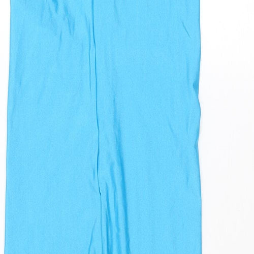 St Michael Womens Blue Nylon Unitard One-Piece Size 10 Pullover