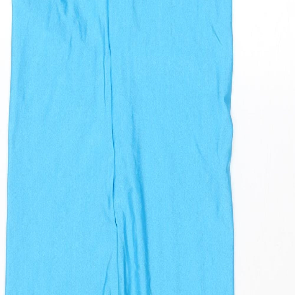 St Michael Womens Blue Nylon Unitard One-Piece Size 10 Pullover