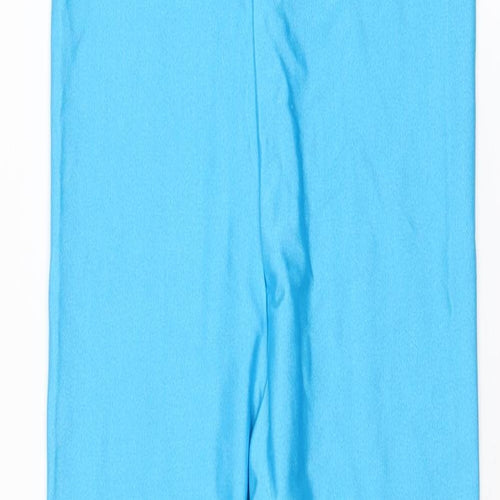 St Michael Womens Blue Nylon Unitard One-Piece Size 10 Pullover
