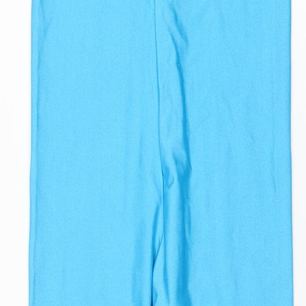 St Michael Womens Blue Nylon Unitard One-Piece Size 10 Pullover