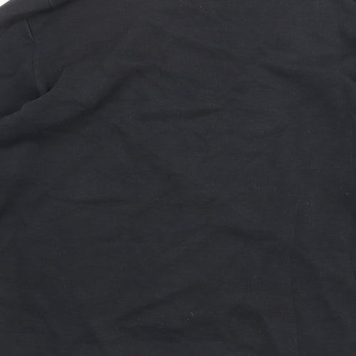 Reebok Mens Black Cotton Pullover Sweatshirt Size M - Classic