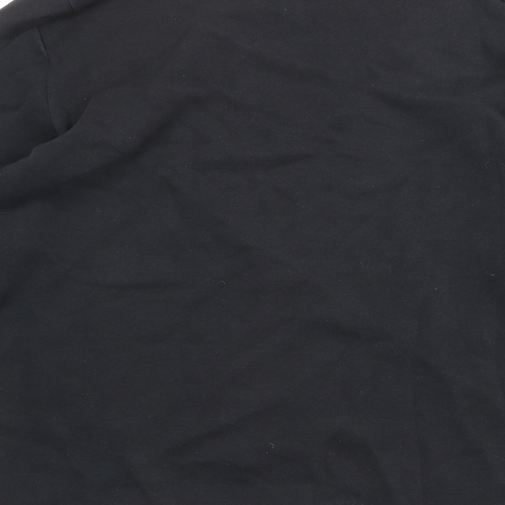 Reebok Mens Black Cotton Pullover Sweatshirt Size M - Classic