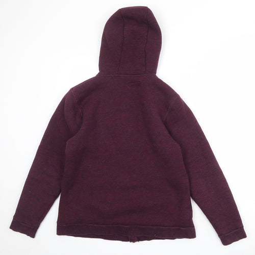 NEXT Boys Red Polyester Full Zip Hoodie Size 15 Years Zip