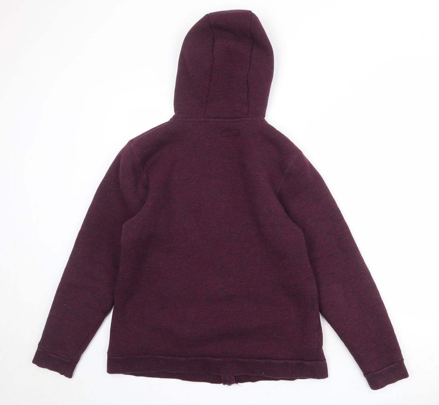 NEXT Boys Red Polyester Full Zip Hoodie Size 15 Years Zip