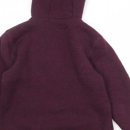 NEXT Boys Red Polyester Full Zip Hoodie Size 15 Years Zip