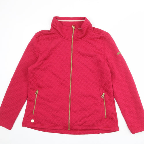 Regatta Womens Pink Geometric Jacket Size 18 Zip