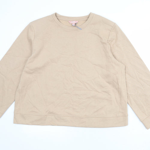 Rosie Womens Brown Cotton Pullover Sweatshirt Size XL Pullover