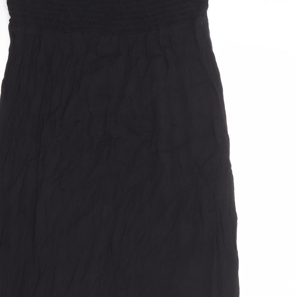 Roman Womens Black Viscose Trapeze & Swing Size M Off the Shoulder Pullover