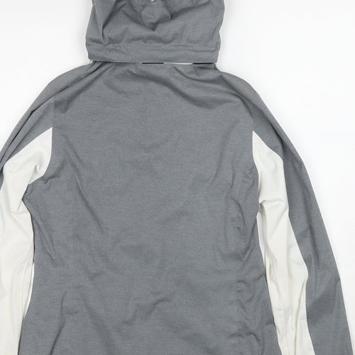 GOLFINO Womens Grey Rain Coat Coat Size 10 Zip - Golfing