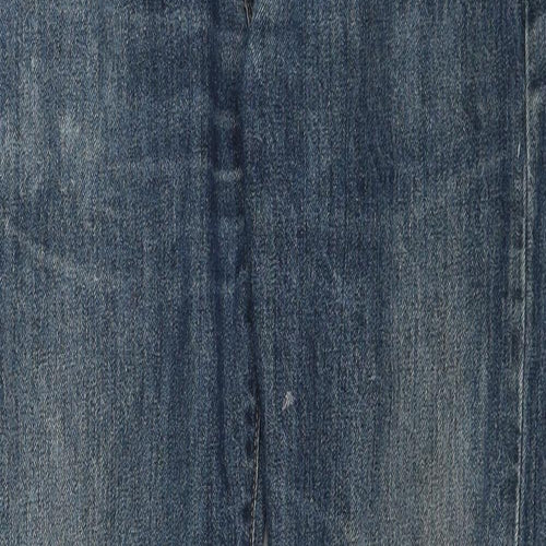 Levi's Mens Blue Cotton Straight Jeans Size 32 in L32 in Regular Button