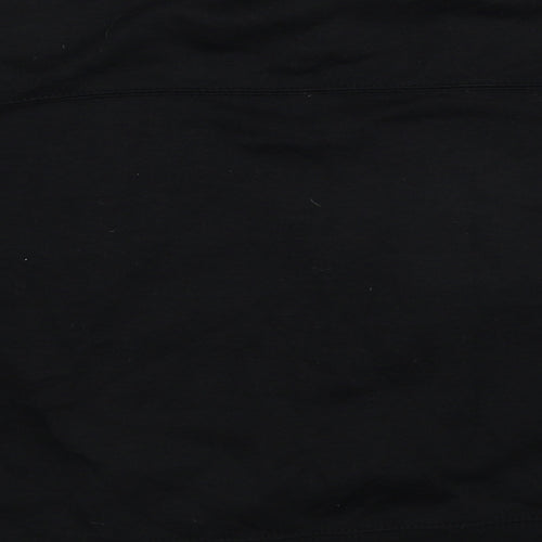 Zara Womens Black Polyester Pullover Sweatshirt Size L Pullover
