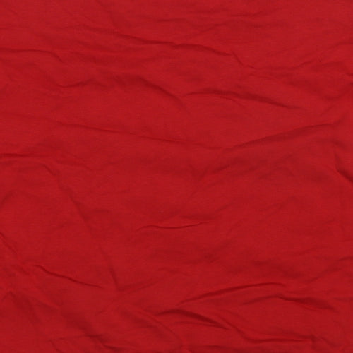 Marks and Spencer Boys Red Cotton Pullover Sweatshirt Size 8-9 Years Pullover