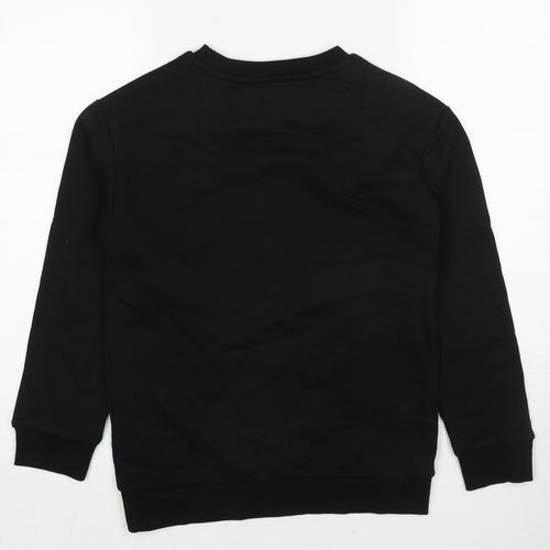 Netflix Boys Black Cotton Pullover Sweatshirt Size 10-11 Years Pullover - Stranger Things