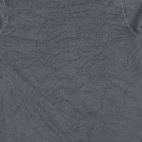 GOODMOVE Womens Grey Cotton Pullover Sweatshirt Size 12 Pullover