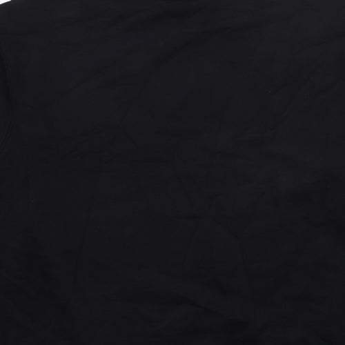 Marks and Spencer Womens Black Cotton Pullover Sweatshirt Size S Pullover