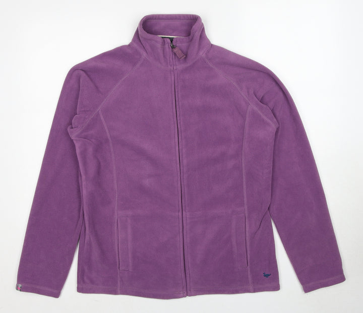 EWM Womens Purple Jacket Size M Zip