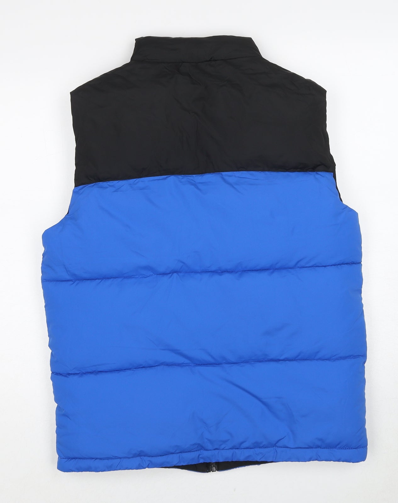 New Look Boys Blue Colourblock Gilet Jacket Size 14-15 Years Zip