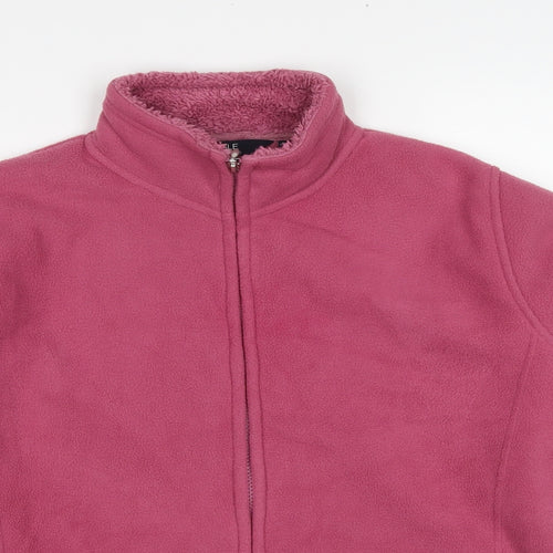 EWM Womens Pink Jacket Size 14 Zip - Size 14-16