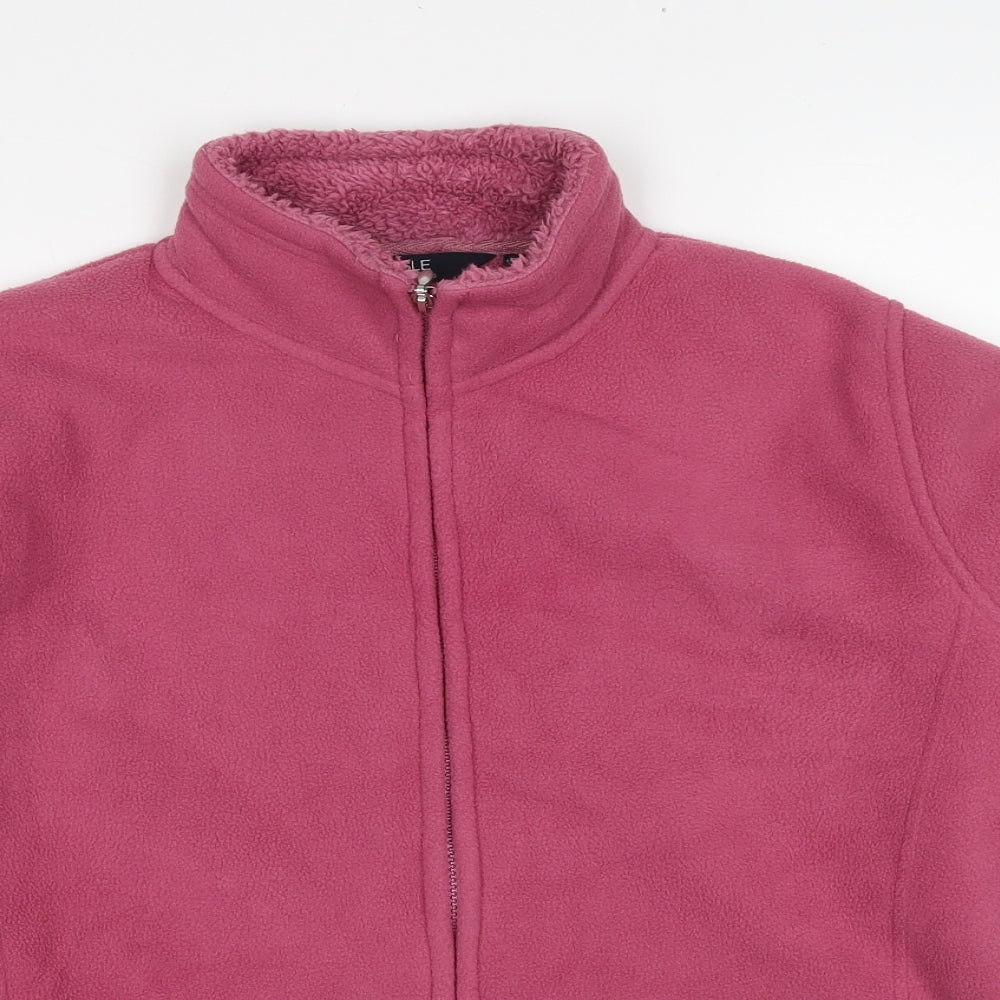EWM Womens Pink Jacket Size 14 Zip - Size 14-16