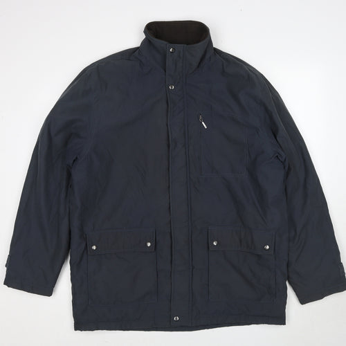 Texbasic Mens Blue Jacket Size L Zip