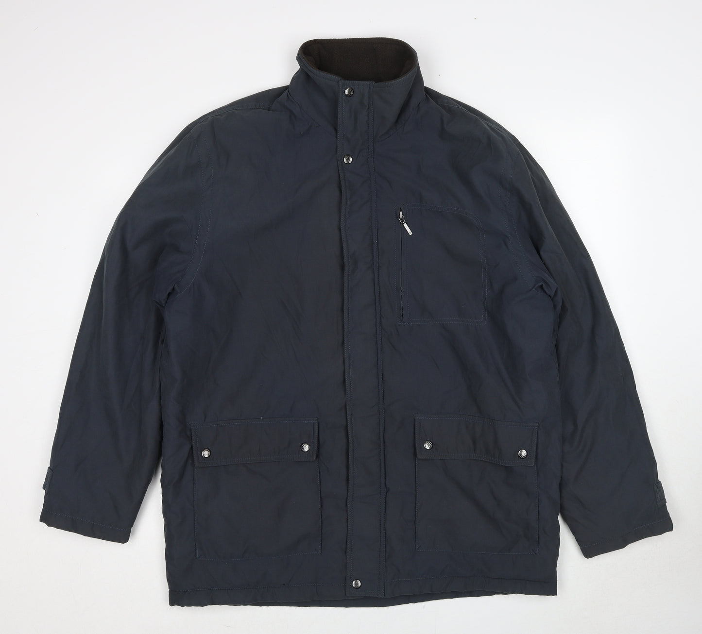 Texbasic Mens Blue Jacket Size L Zip