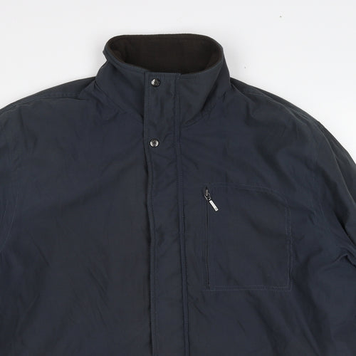 Texbasic Mens Blue Jacket Size L Zip