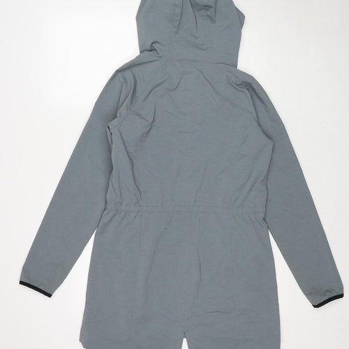 Columbia Womens Grey Rain Coat Coat Size M Zip