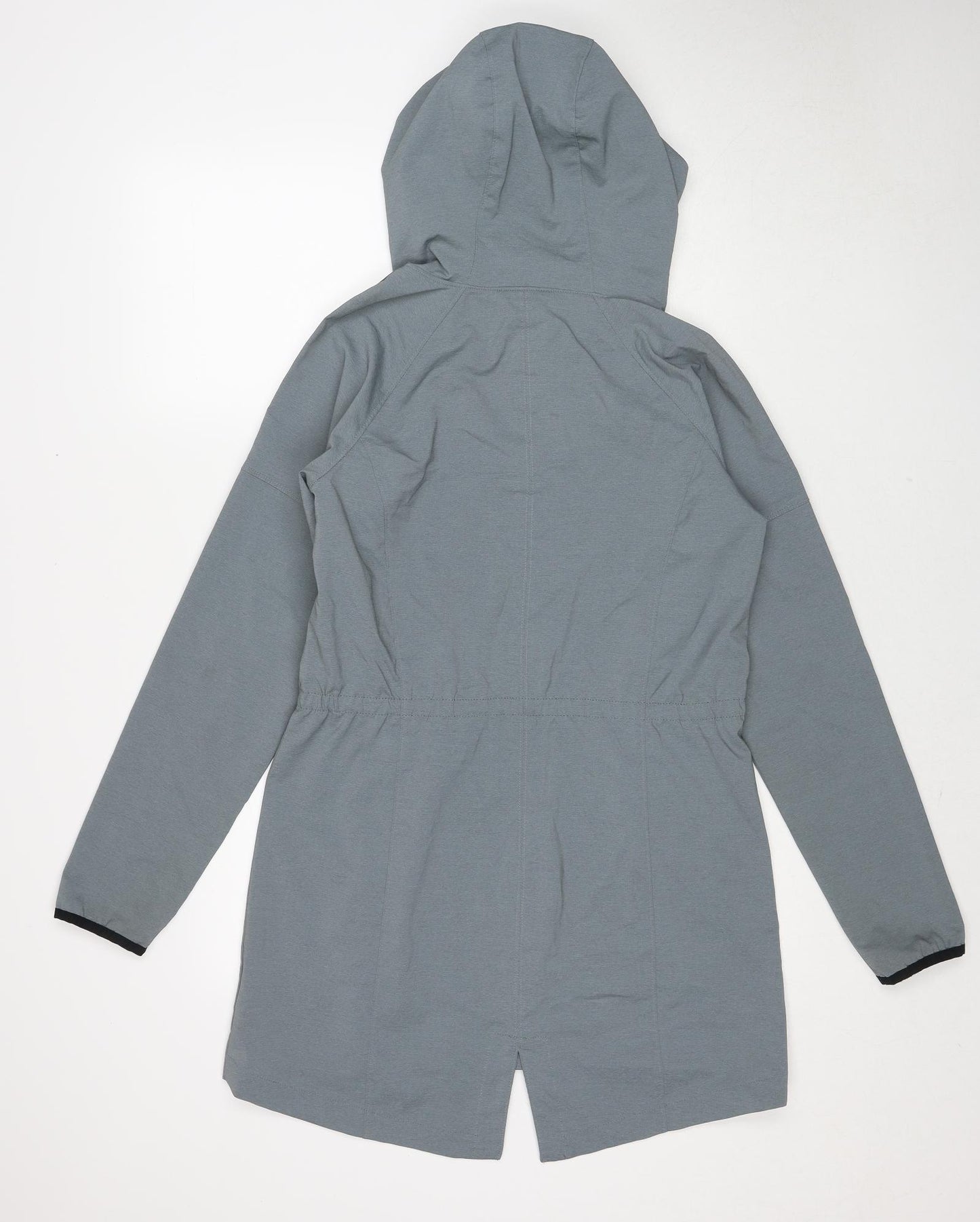 Columbia Womens Grey Rain Coat Coat Size M Zip