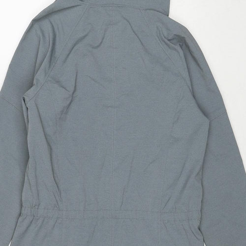 Columbia Womens Grey Rain Coat Coat Size M Zip