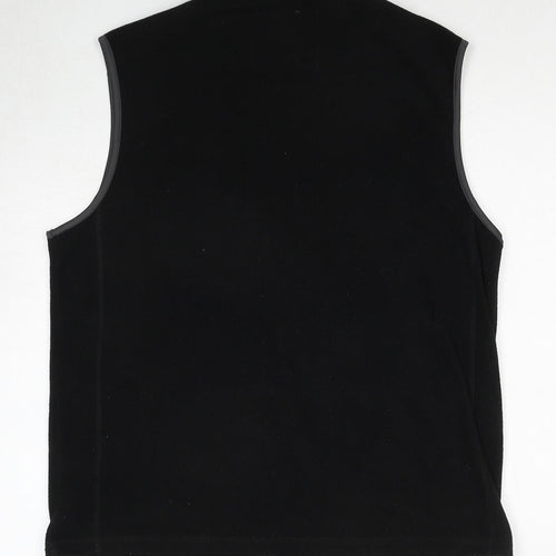 Marks and Spencer Mens Black Gilet Jacket Size M Zip